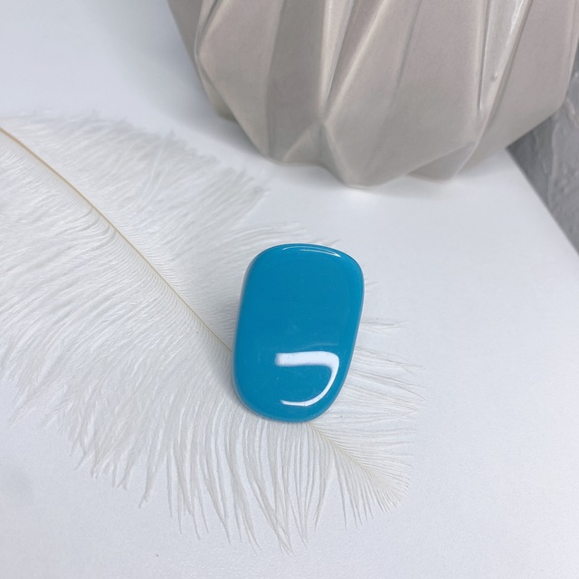 New Statement Resin Rings Ins Handmade Geometric Transparent Candy Color Ring For Female Jewelry Korea Acrylic Jewellery