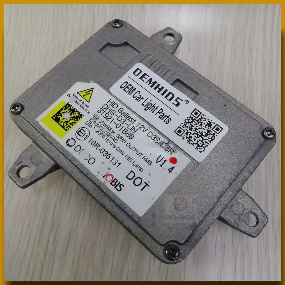 DHB D3 LIN OEM Блок управления фар используется OEMHIDS HID балласт MO-BIS D3S DHB 3T921 01B80 v1.2 v1.3 v1.4 v1.5 v1.6 - Цвет: 3T921-01B80 V1.4