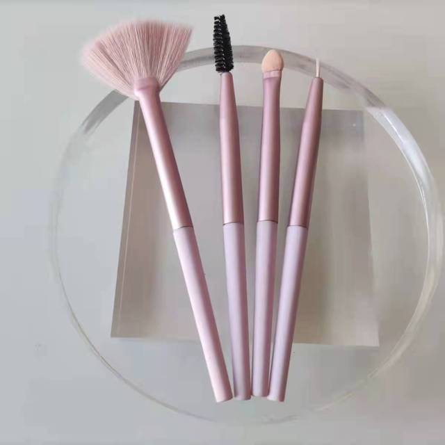 Long Tube Makeup Brushes Travel Set Professional Natural Hair Powder Foundation Eyeshadow Contour Eyebrow Cosmetic Brush Kit