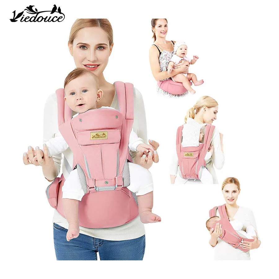 Viedouce ergonomic front facing baby newborn wrap hipseat carrier nest organic breathable sling waist cotton baby carrier bag Viedouce ergonomic front facing baby newborn wrap hipseat carrier nest organic breathable sling waist cotton baby carrier bag