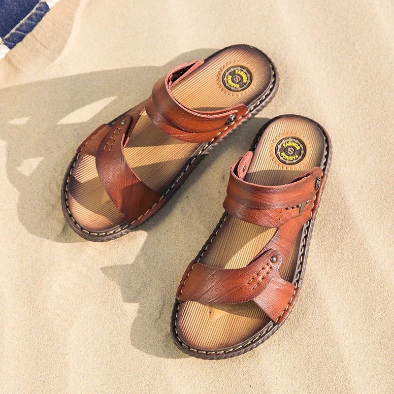 

Sandals Men's Summer New Style Korean-style Wear-Resistant Anti-slip Lazy Sandals Casual Men's Shoes Sandals Outdoor Sports
