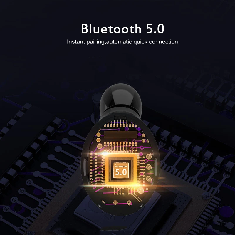 Беспроводные спортивные наушники Bluetooth 5 0 водонепроницаемые стереонаушники с
