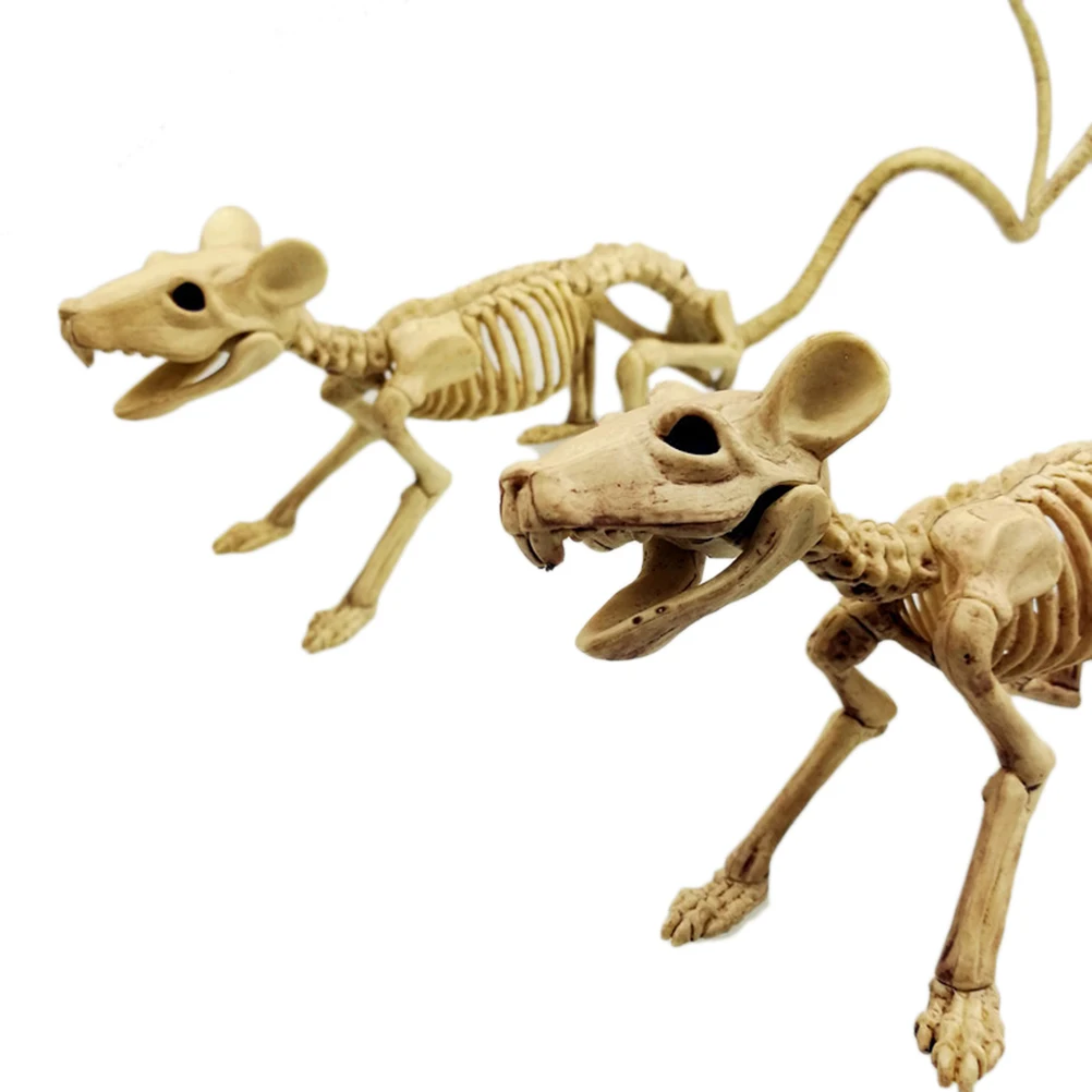 Хэллоуин украшения игрушки животных Скелет и кости моделирование ужасов скелет, паук летучая мышь ящерица кости Хэллоуин Ужасы Вечерние