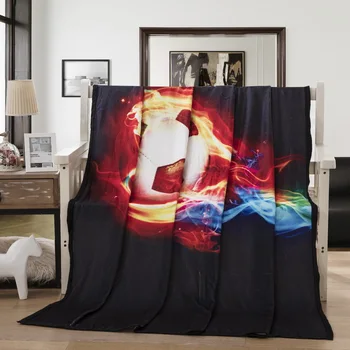 

BEST.WENSD01 Nap blanket Super Soft Cozy Velvet Plush Throw Blanket Floral Modern Line Art Sherpa Blanket for Couch Throw Travel