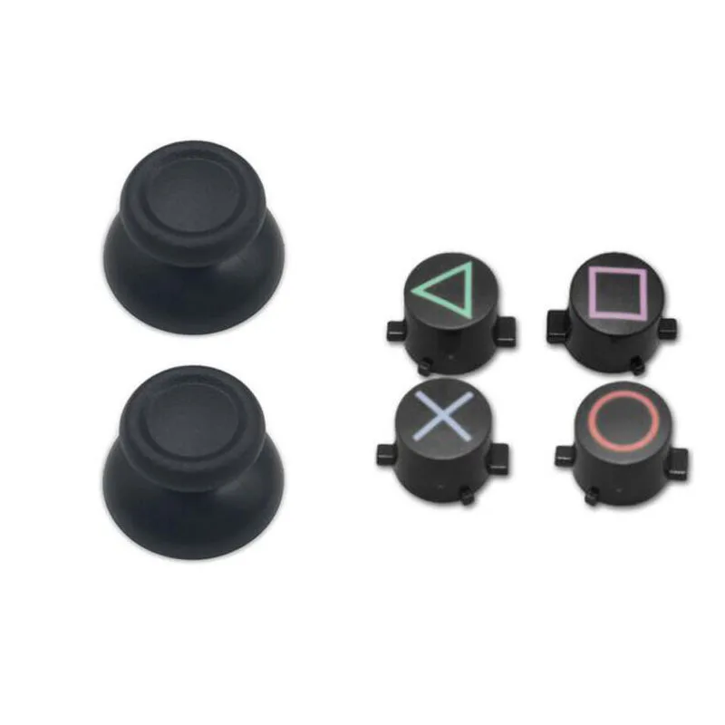 Analog Joystick Thumbstick Grip Caps Abxy X Buttons Set Repair Parts