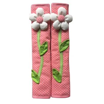 

2PCS Pastoral Flower Polka Dot Door/Refrigerator Handle Cover Fridge Door Handle Gloves Home Decor Kitchen Accessories Pink