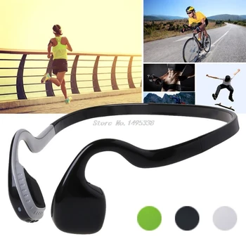

Bone Conduction Bluetooth Earphone wireless bluetooth headphone with microphone Titanium Open Ear Sports Fitness Headset Whosale
