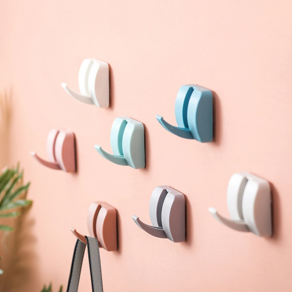 

Multifunctional Wall Mounted Hook Strong non-marking Hook for Coat Hanging Hidden Foldable Design Save Space