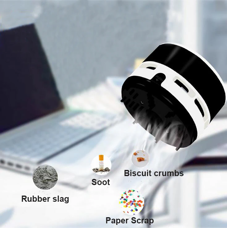  Mini Vacuum Cleaner Desk Dust Keyboard Cleaner Table Cute Sweeper Unique Small Vacuum Hand Held Swe