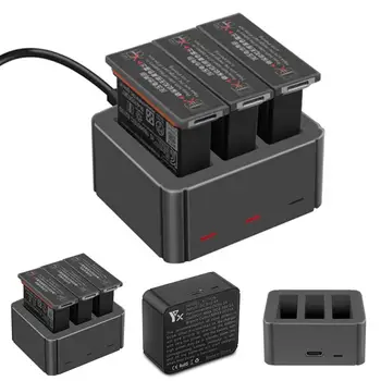 

2020 New Action Camera Charger Lithium Charging Hub Battery for DJI OSMO Action Camera charger with camera