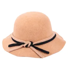 Feitong шляпа женская Осень Зима модная повседневная шляпа купол британский Топ ведро шляпа шапка женская
