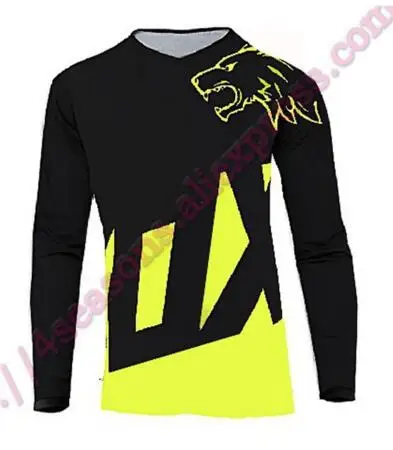 Maglia da ciclismo da corsa estiva Abbigliamento da ciclismo Abbigliamento da ciclismo uomo Abbigliamento da ciclismo MTB A - Цвет: Оранжевый