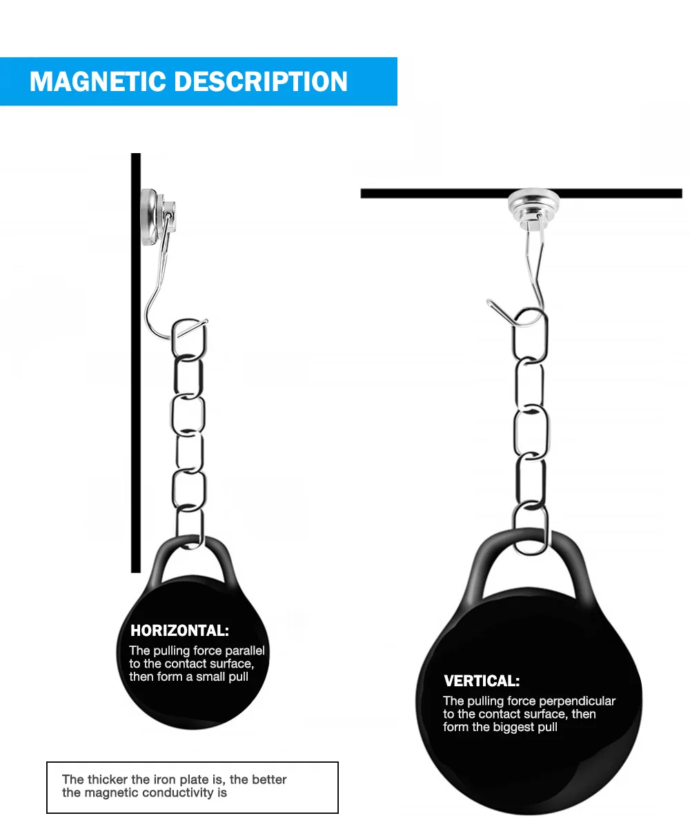 8 шт. поворотные мощные магнитные крючки для очень высоких нагрузок Неодимовые Магнитные Крючки для подвешивания