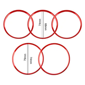 

outlet Vent decoration ring air vent trim Ring Red For Benz High quality