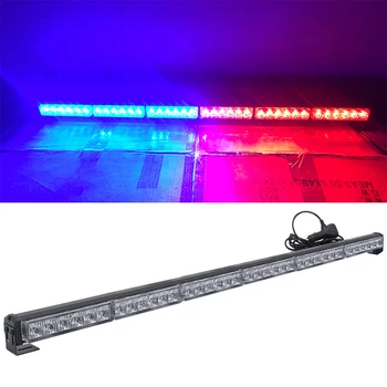 

38" 36LED Emergency Red Blue Warning Traffic Advisor Strobe Light Bar 12V Car Truck Emergency Led Strobe Driving Flashing Light