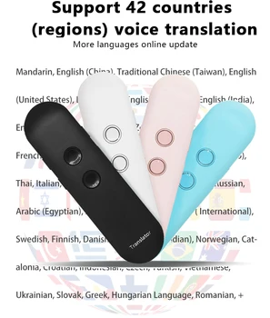 

Portable Smart Voice Speech Translator Two-Way Real Time 40 Multi-Language Translation For Learning Travelling Business Meet