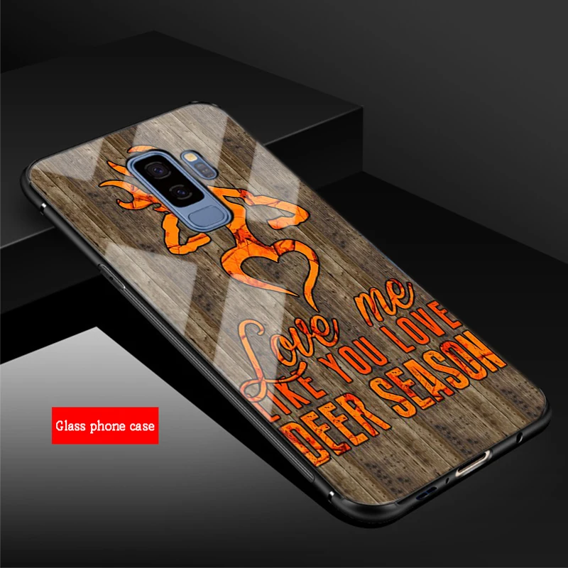 Браунинг для охоты на оленя головка для samsung Galaxy NOTE 9 S8 S9 S10 плюс A6 A8 J6 J8 закаленное Стекло чехол для телефона - Цвет: B19071604-09.jpg