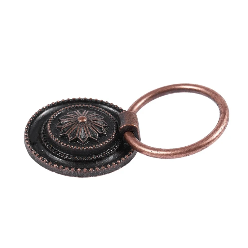 Шкаф ящик 30 мм Диаметр Винтажное кольцо ручка ручки 10 шт