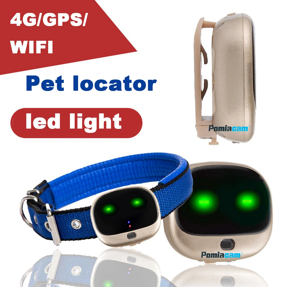 Pet Tracker com localizador GPS, 4G SIM,
