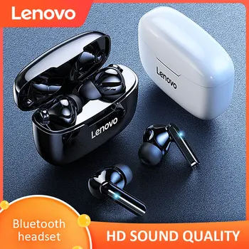 

Original Lenovo XT90 Wireless Bluetooth Earphones In-ear Noise Reduction Hifi Stereo Headset Touch Control w/Mic For All Phones