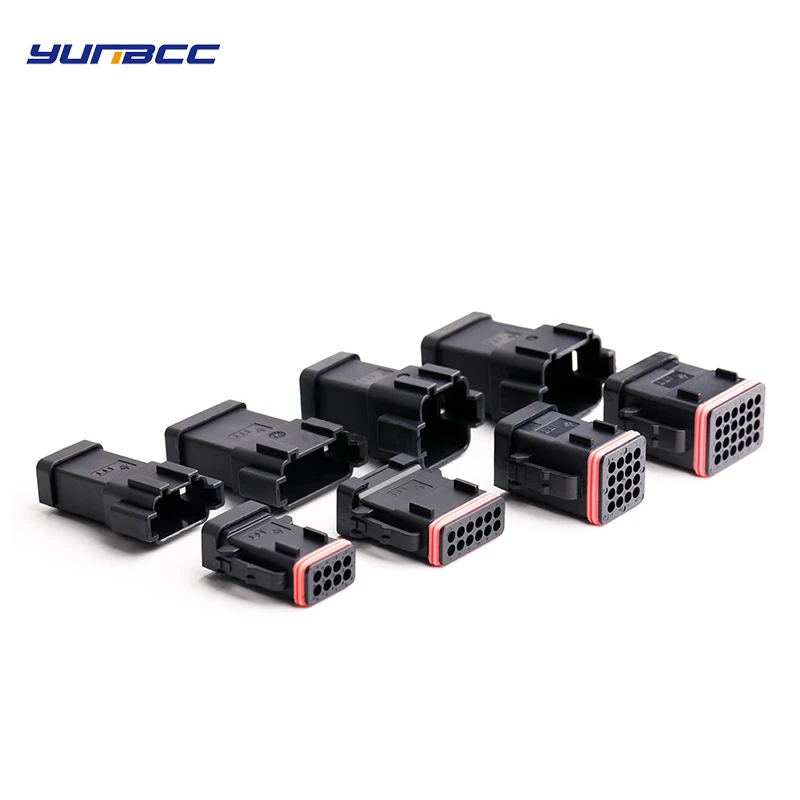 

1 Set 2/8/12/16/24 Pin Rectangular Car Connector Heavy Truck Waterproof Wiring Harness Connector Plug ITT132015-0075/6