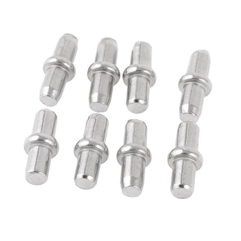 

8 pcs. Hardware spare part shelf metal bolt shelf bolt pin silver