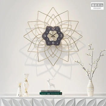 

Nordic Creative Wall Clock Modern Design Living Room Vintage Wall Clock Large Silent Minimalist Orologio Parete Home Decoraiton