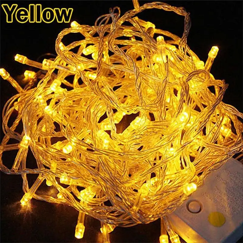 

10m 100LED Fairy String Light One-button Design Low Power Consumption Starry Sky Decorative Lamp for Xmas Wedding Party
