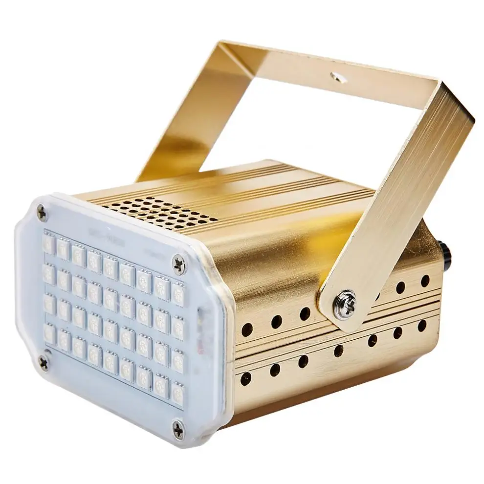 36 LED 9W Stage Effect Light Flashing Colorful Light Remote Sound Activated Disco Lights for Festival Parties / Wedding