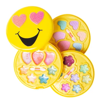 

Child Make up Toys Simulation Makeup Set Girl Princess Pink Birthday Gift Safe Non-toxic Easy To Clean Diy Makeup Toy Doll
