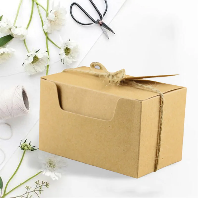 Cardboard Candy Gift Favor Box Cardboard Box Party Packaging 50pcs