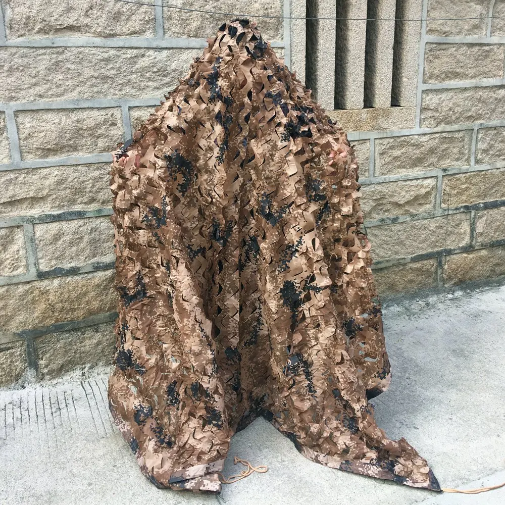 Welead 4x5M Reinforced Camouflage Nets White Sand 4x5 5x4 4*5M 5*4M Camo Netting Mesh Concealment Shading Hiding Garden