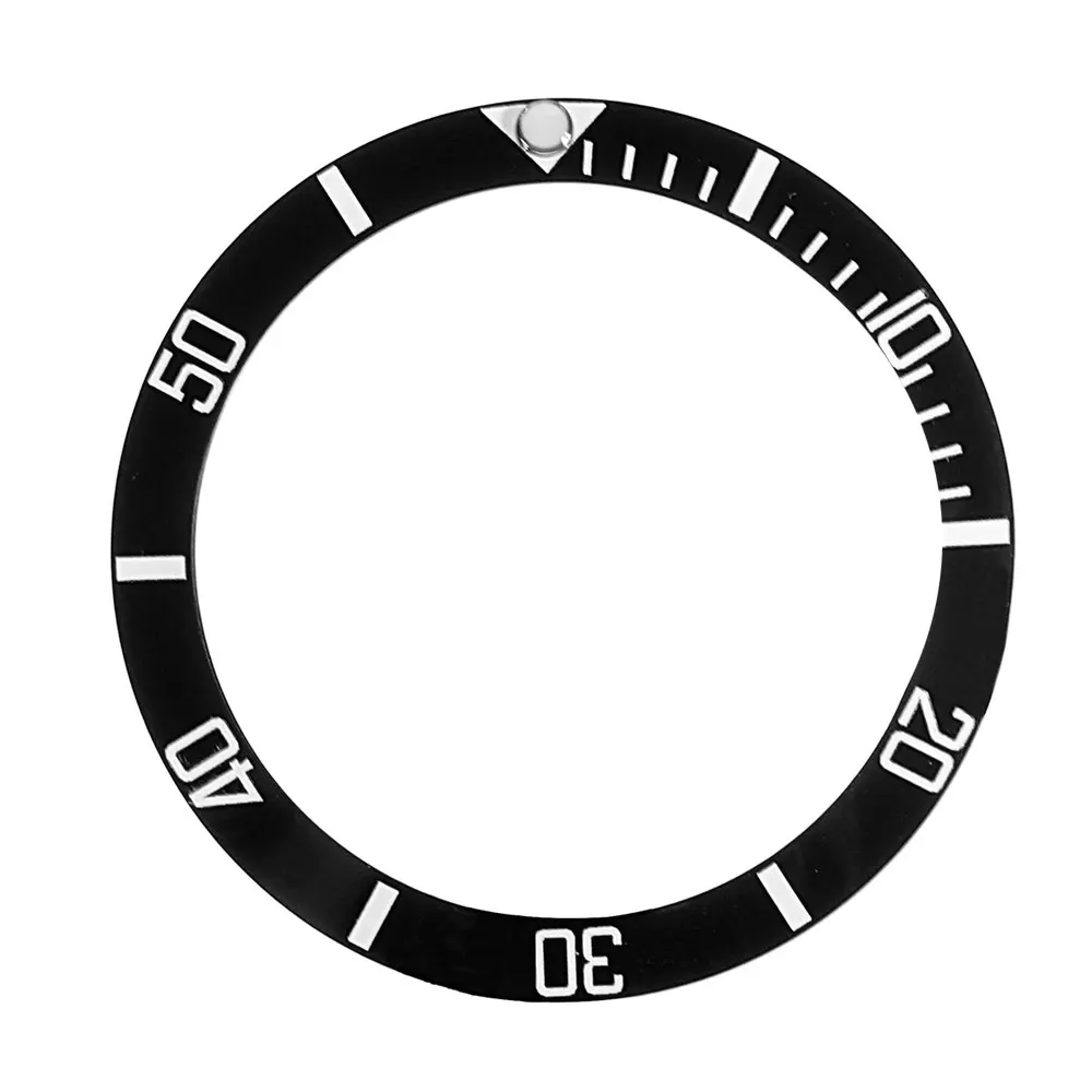38mm automatic watch ceramic bezel diving watch insert, suitable for 40mm men's replacement accessories dial bezel