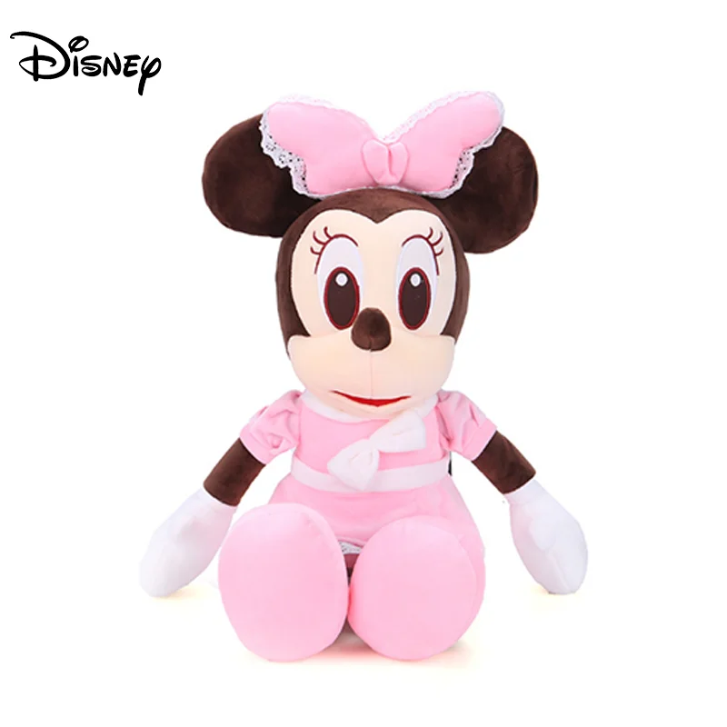 Disney 65cm Mickey&Minnie Mouse Stuffed Toys Animal Plush Dolls Soft Toys for Baby Children Birthday Gifts Toys for Kids
