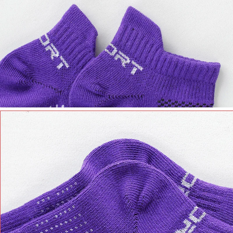 Breathable Bright Color Athletic Ankle Socks - Women's Outdoor Sports No Show Socks