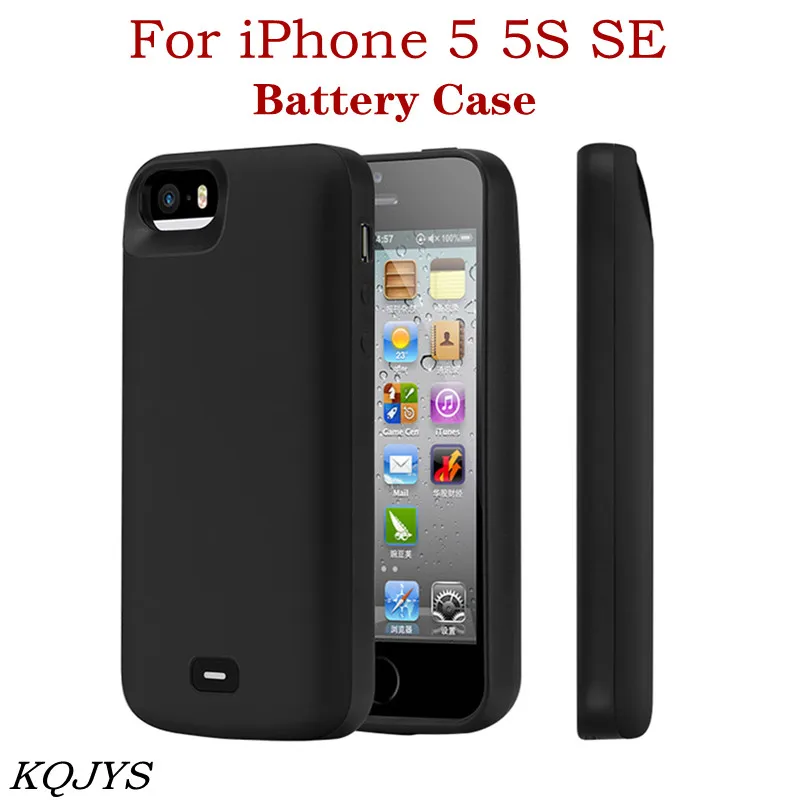 Купить 4000mAh External Power Bank Smart Charging Cover Case for iPhone 5 SE 5S Battery Charger Cases Portable  Мобильные телефоны и | Battery Charger Cases (32988726256)