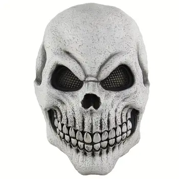 

Creepy Scary Latex Skull Skeleton Mask for Halloween Costume Haunted House Props