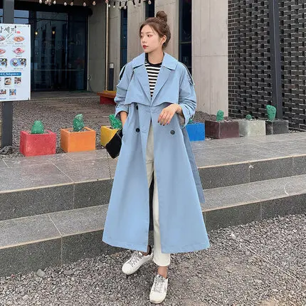 Long Trench Coat Women 