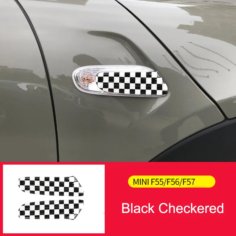 F55 F56 F57 UK Union Jack Флаг Стиль автомобиля боковой габаритный фонарь крышка наклейка для MINI Cooper-up F54 F55 F56 F57 JCW Clubman авто аксессуары - Название цвета: F55 F56 F57