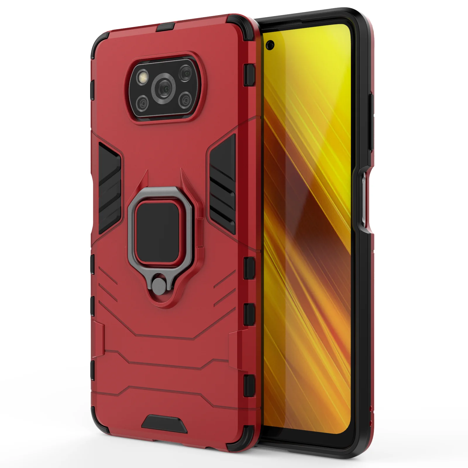 

10pcs/Lot Hybrid Shockproof Cover Armor Case For Huawei Mate 60 Nova 11 P60 Honor X50 90 80 Y61 Y70 X40I Play 7T Art Pro 5G