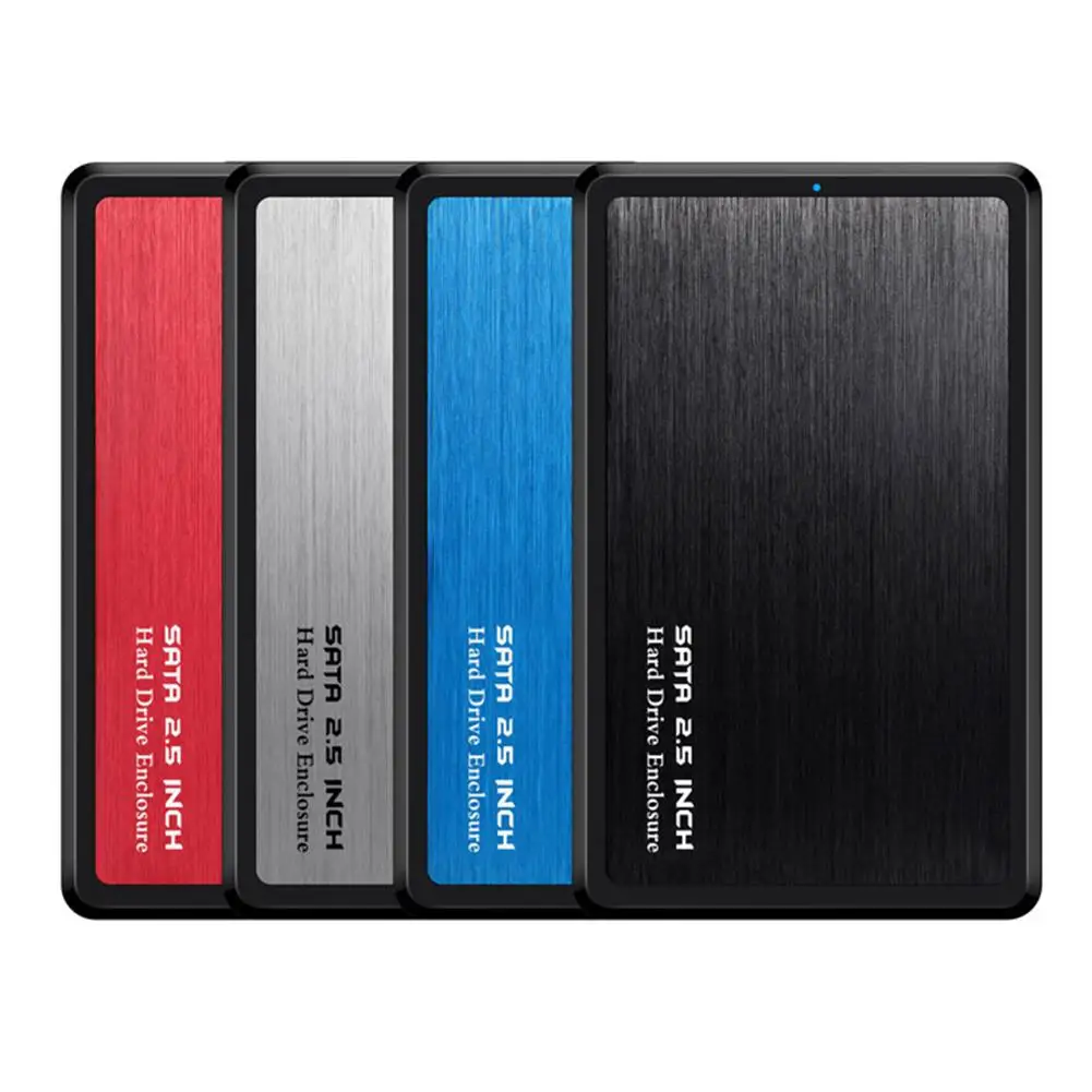 hdd enclosure 2.5 inch Hard Disk Enclosure Aluminum 5Gbps Slide Mobile Case USB 3.0 to SATA HDD SSD External Storage Accessories usb external hard drive enclosure