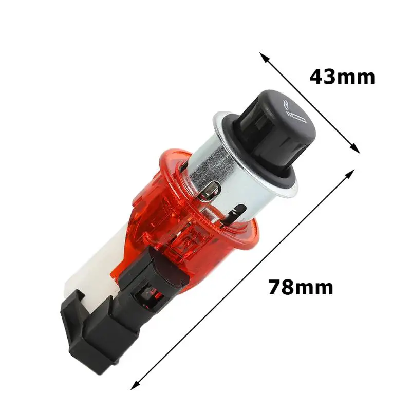 Штепсельная Вилка прикуривателя в сборе классические цвета и простой прочный