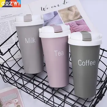 

500ml Stainless Steel Thermos Tumbler Termo Flask Vacuum Bottle For Child School Office Coffee Tea Mug