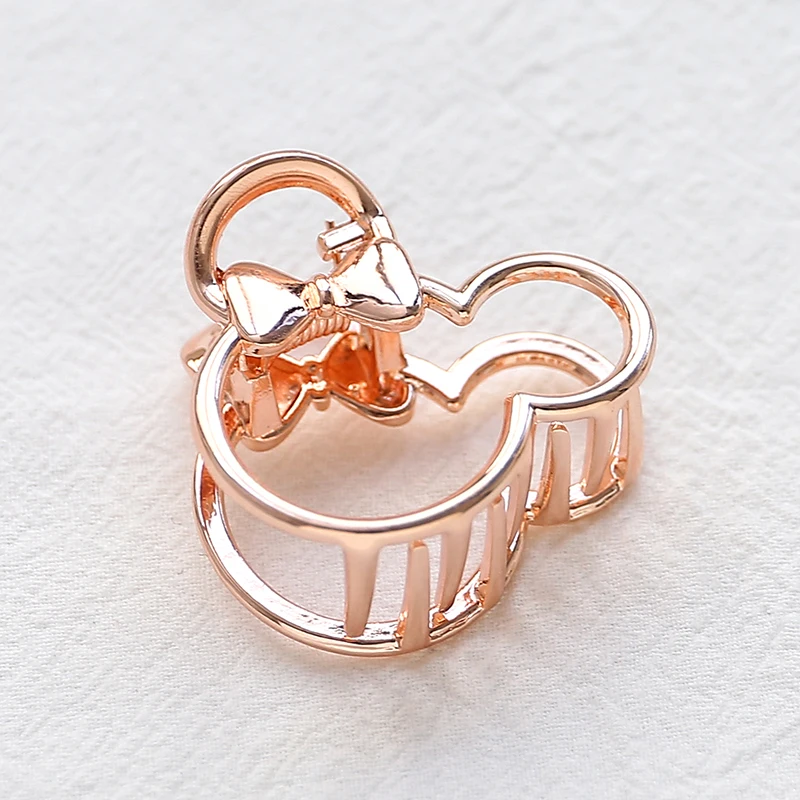 Fashionable Cartoon Womens Girls Hairpin Hairpin Circle Shape Hair Accessories Hairpin Little Mouse Head Jewelry Accessories - Цвет: ZJ0035-17S