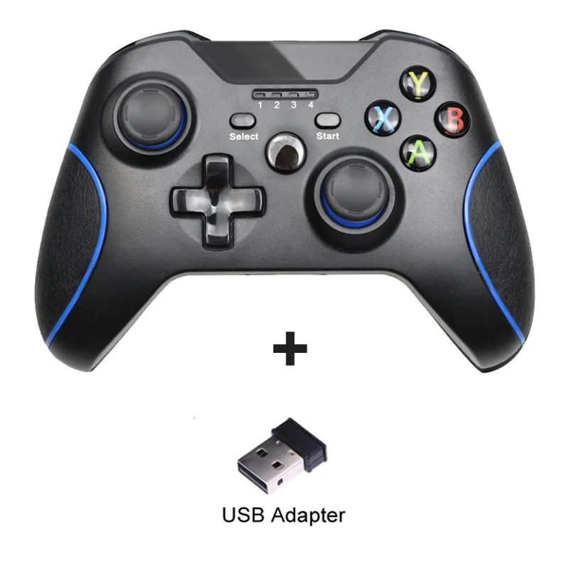 Blue Беспроводной геймпад для PS3/IOS/Android Phone/PC/tv Box, джойстик 2,4G, игровой контроллер для Xiaomi, аксессуары для смартфонов - Цвет: Blue