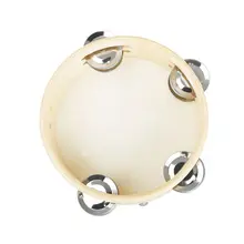 Двойной Тамбурин барабан детей музыкальный образовательный бубен круглый ударный