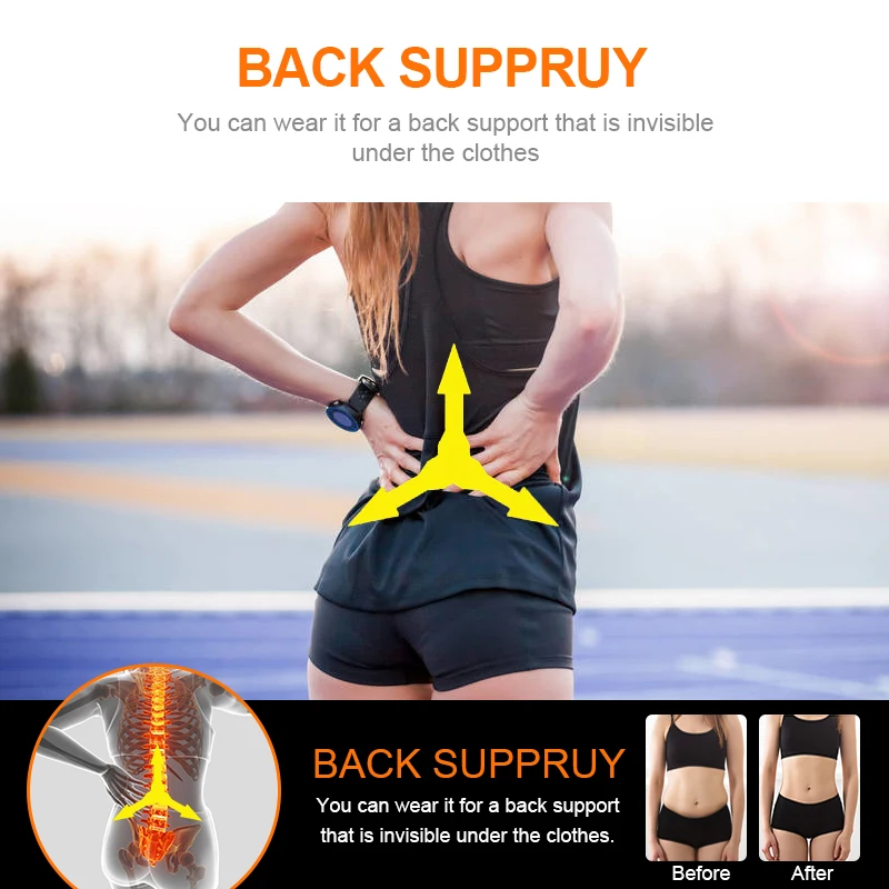 VIP LINK Sauna Sweat Vest Women Polymer Waist Trainer Slimming Underwear Weight Loss Shapewear Tummy Slimming Sheath