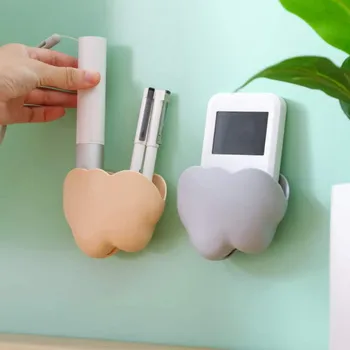 

Wall-Mounted Cloud Storage Box Without Nails Without Mark Rack Multifunctional Kitchen Waterproof Finishing Box cute hot