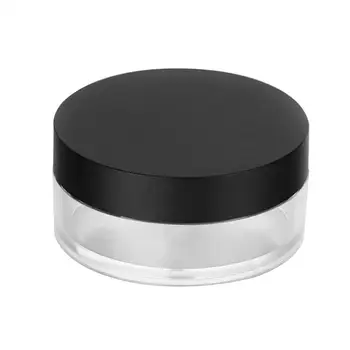 

20g Empty Powder Case Box Loose Powder Container Travel Plastic Cosmetic Powder Case Make-Up Sponge Holder With Mirror