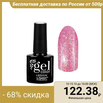 

Rhinestone Gel Polish, three-phase LED / UV, 10 ml, color 006 pink-violet